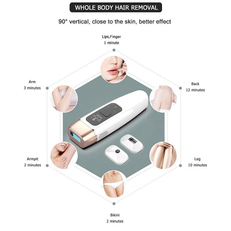 Kinsei Beauty Безболезненное IPL удаление волос Professional 600000 вспышек лазерный эпилятор для домашнего использования постоянный эпилятор для женщин