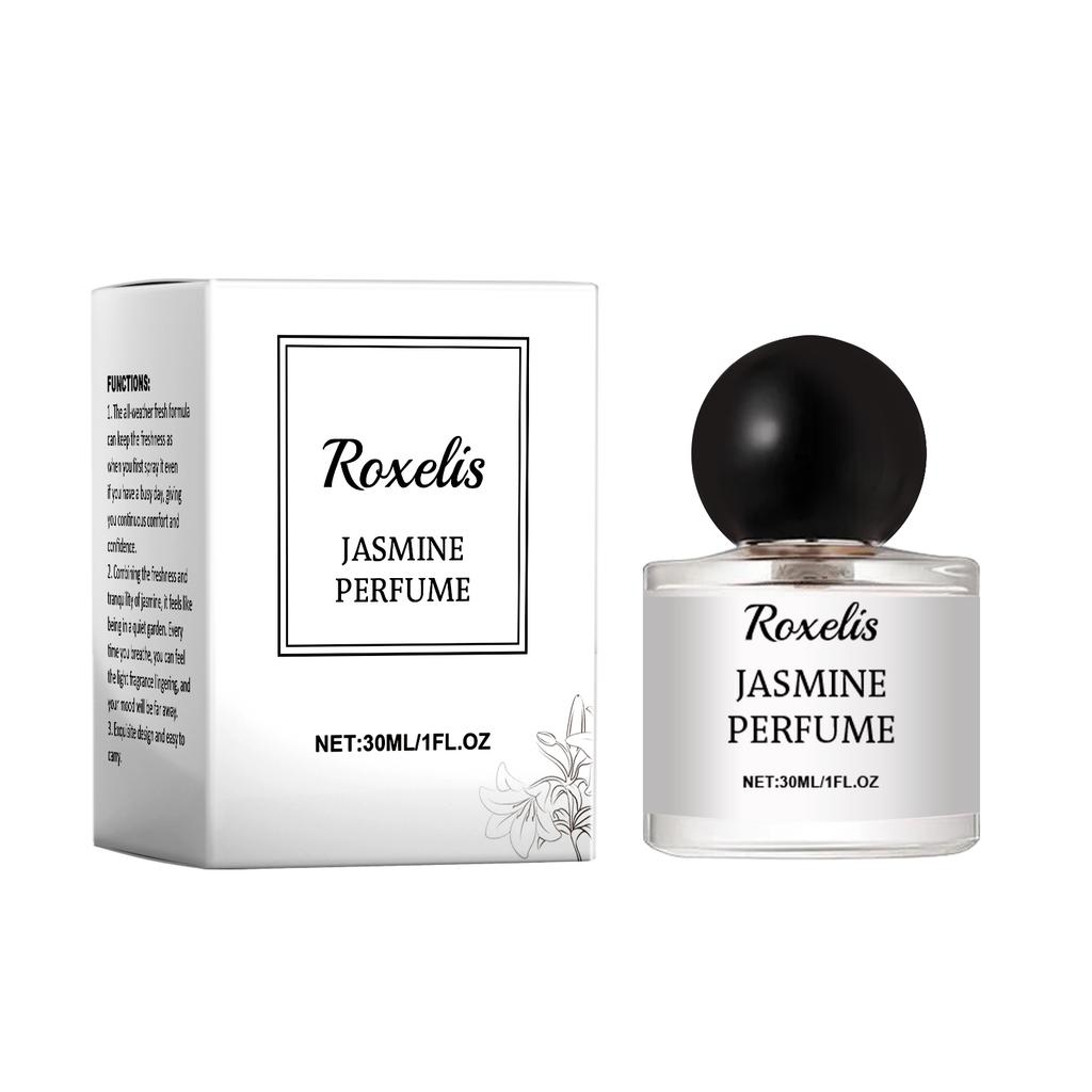 Roxelis Romantic Pair Of Jasmine Perfume Light Elegant Exudes Charm Leave Fragrance Eau De Toilette Wood