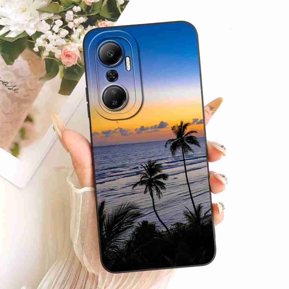 Чехол для Infinix Hot 20 4G X6826 X6826B X6826C 2022 Новый модный узор Мягкая силиконовая задняя крышка для Hot 20 Hot20 Корпус 6.82''