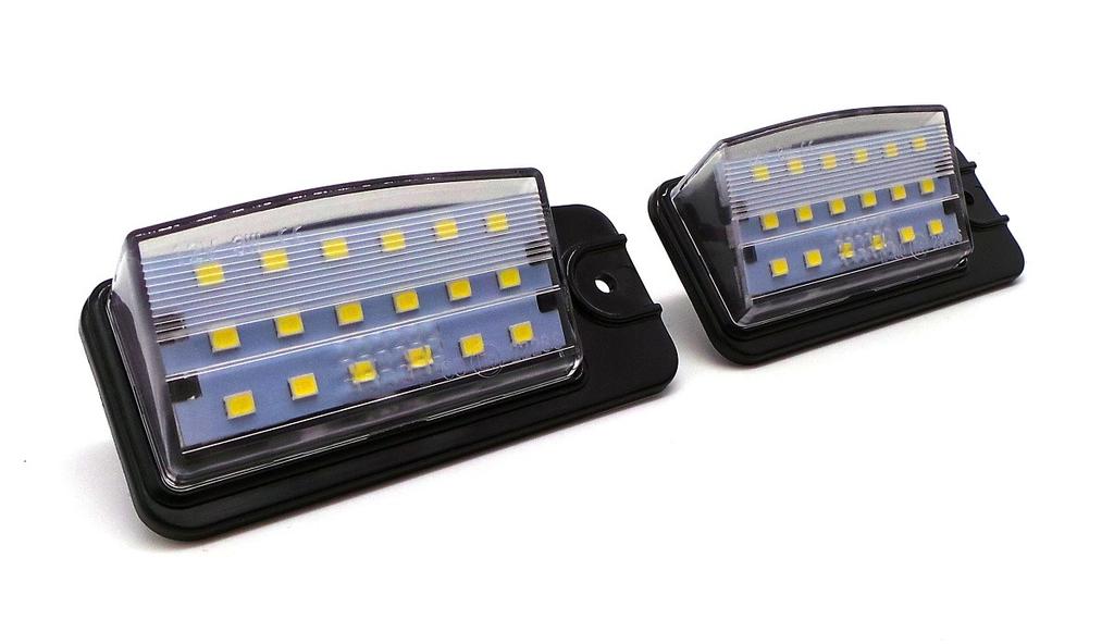 Светодиодные лампы номерного знака, совместимые с Nissan, Infiniti 12V Off-Road 2 шт.