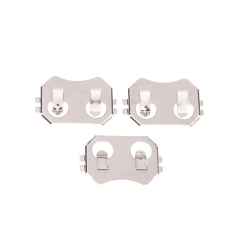 10 шт. приклеенный SMD-элемент Cr2032 держатель для батарейки-таблетки фиксатор для монеты держатель батареи поверхностный монтаж печатной платы пайка оплавлением