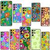 Чехол-накладка Groovy Flowers Hippie Bohemian Floral Retro для Samsung Galaxy S20 FE S21 S22 Ultra Note 20 Ultra S9 S10 Note 10 Plus