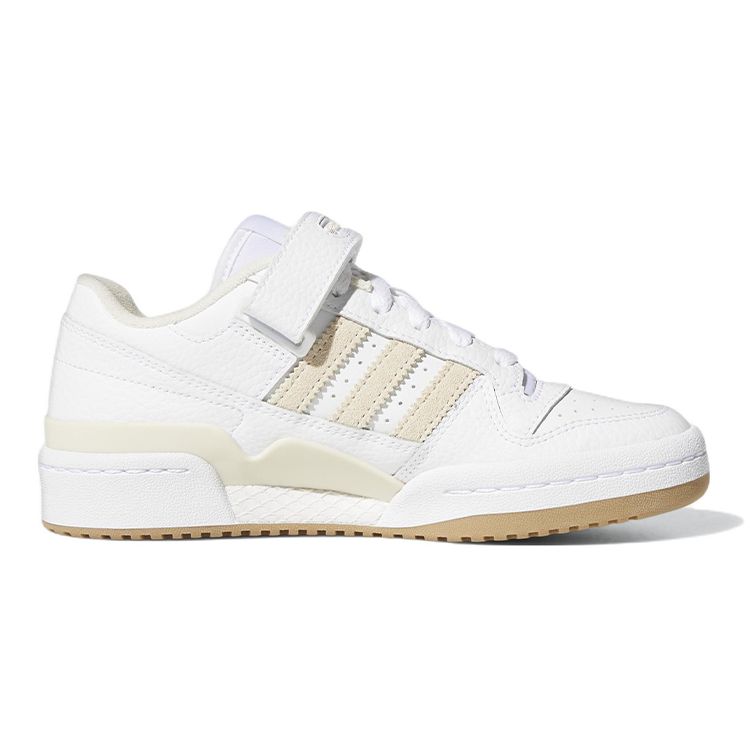 adidas Оригинальные низкие кеды Originals Forum Low Velcro для детей, цвет молочный, детские кеды для скейтбординга GZ3875