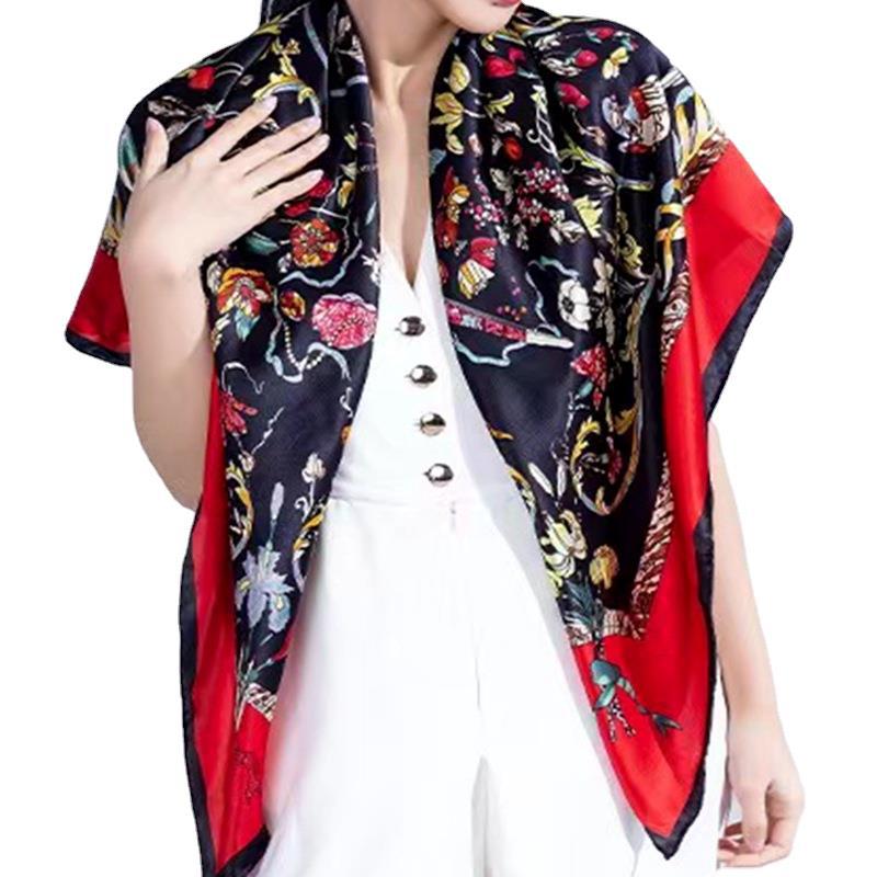 They Are All Very Good. Su Mingyu Yao Chen Has The Same Plain Satin Silk Square Scarf, Silk Scarf, Mulberry Silk Scarf, And Versatile Yarn Scarf.