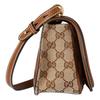 Gucci Blondie Adjustable Detachable Shoulder Strap Magnetic Closure Canvas Mini Crossbody Bag Unisex bags Beige Dark-Brown 815700-HAAKG-9755