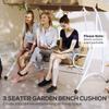 Three Seater Bench Cushion Khaki