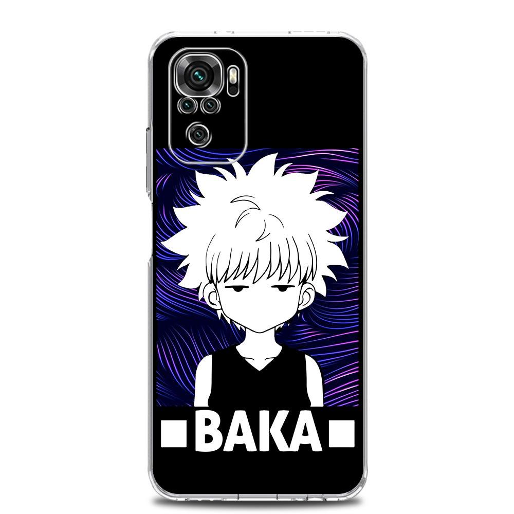 Чехол для телефона Killua Hunter × Hunter с аниме для Xiaomi Redmi Note 12 11 9S 9 8 10 Pro Plus 7 8T 9C 9A 8A K40, прозрачный игровой чехол