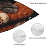 Monkey Punch Baby Monkey Holding Toy Pillowcases Merch Printing Cushion Cover Decoration Pillow Case Cover Car Multi-Size