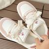 2024 Spring and Autumn New Casual Fashion Shoes Board Shoes Korean Version of Students Lightning Soft Sole Small White Shoes