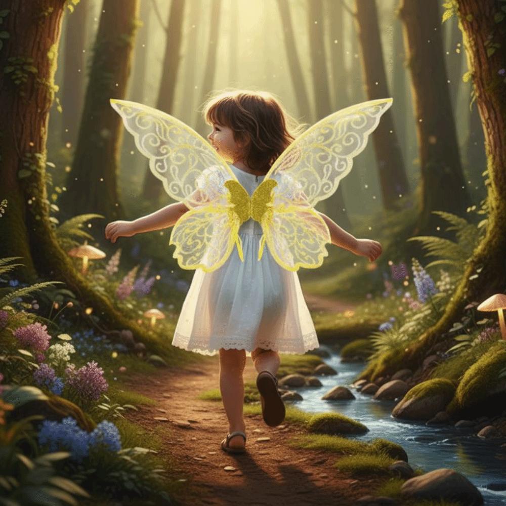 Sparkle Butterfly Fairy Wings Colorful Elf Wings Costume Fantasy Cosplay Wings  Party Favor