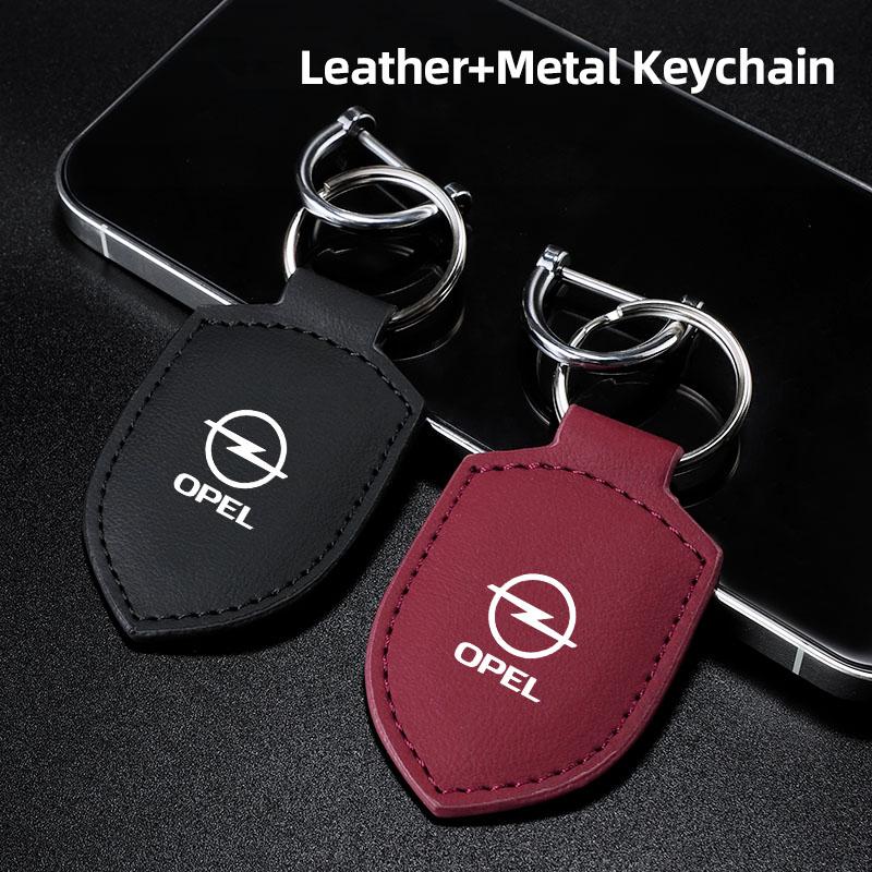 Автомобильный кожаный брелок для ключей Декоративные аксессуары Для Opel Astra Insignia Vivaro Corsa Mokka Zafira Vectra OPC Vauxhall Meriv