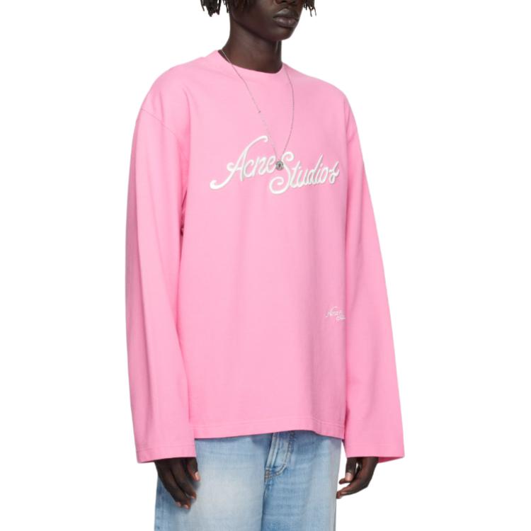 Acne Studios T-Shirts Men's Pink Crew Neck CL0339-BP5