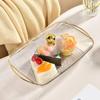Transparent Serving Platter Nordic Snack Serving Tray Creative Appetizer Tray  Living Room