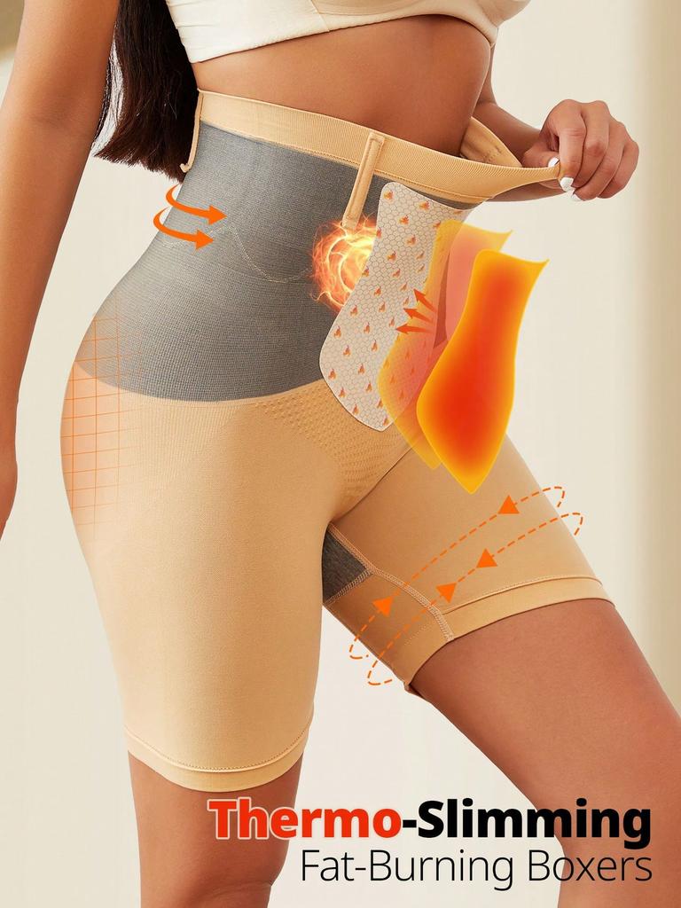 Flarixa Термошорты с высокой талией, утягивающее белье, корректирующее белье для живота, нижнее белье для месячных, спортивные трусы, корректирующее белье