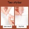 Stainless Steel Knitting Curved Beading Needles Sewing Tools DIY Accessories Thin Bead Needles