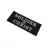Never Give Up and Spider Exquisite Embroidered Velcro Armband Patch