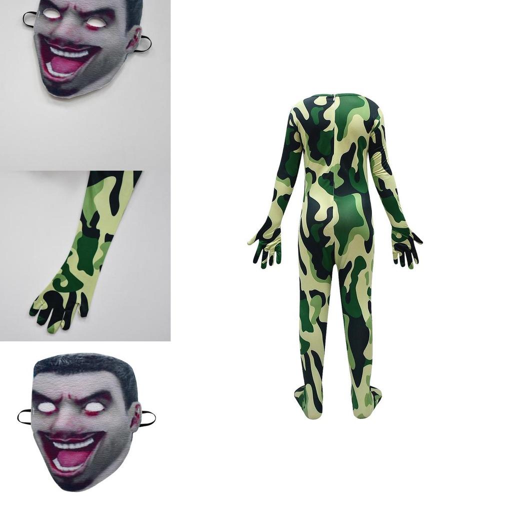 Мультяшный Костюм Косплей Человека-Туалета С Маской Мягкая Ткань Европейский Стиль Код 4733)