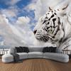 Лес, дикая природа, тигр, настенный гобелен, художественное украшение, одеяло, занавеска, подвеска, украшение для дома, спальни, гостиной, домашний декор