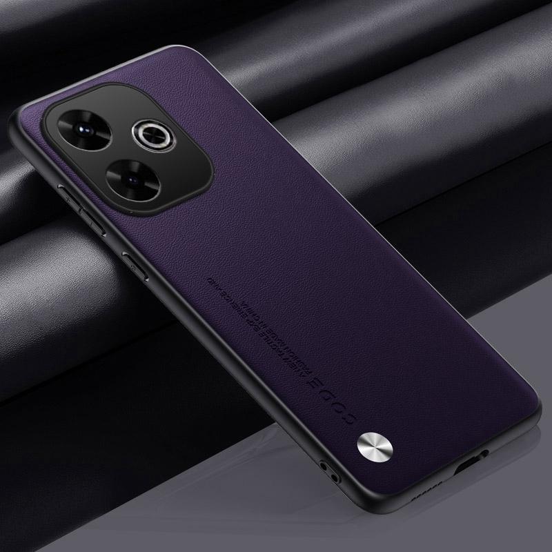Роскошный чехол из искусственной кожи для Xiaomi Redmi 13 4G 13C 5G Redmi13 C, задняя крышка, матовый силиконовый защитный чехол для телефона Poco M6 4G