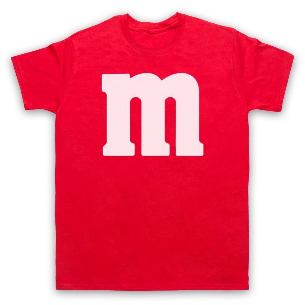 M Chocolate Candy Sweet Fancy Dress Costume Funny Mens And Womens T-Shirt