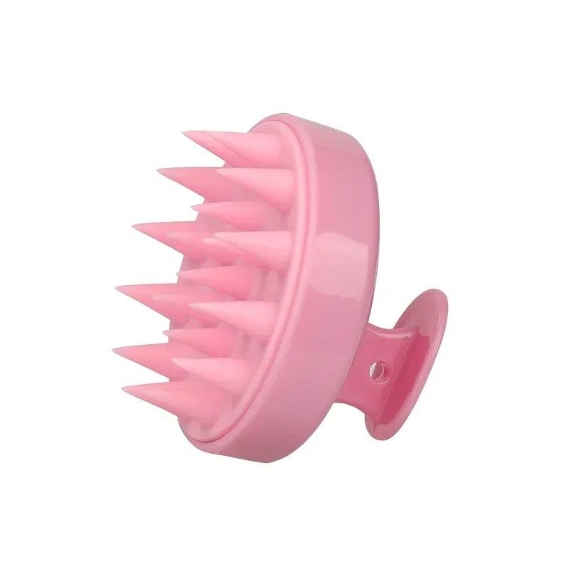 Head Scalp Massage Comb Silicone Shampoo Brush Hair Washing Comb Bath Shower Brush Salon Hairdressing Bath Spa Anti-Dandruff Shampoo Hair Clean Care