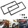 2Pcs Universal License Plate Cover Rustproof Truck License Plate Vehicles Exterior Decoration