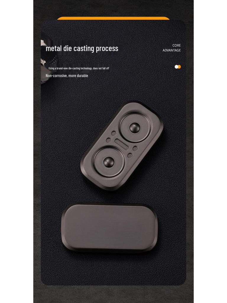 Карточный толкатель 'Сова' EDC Металлический спиннер с магнитным касанием для снятия стресса