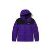 Color Block Sports Hooded Warm Down Jacket Men Outerwear Deep-Purple A22EG-A03