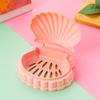 Home Travel Bathroom Accessories Container Shell Shape Storage Case Soap Box Soap Dish Drain Rack
