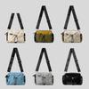 Fashion Contrast Color Single Shoulder Crossbody Bag Women's Lightweight Outdoor Handbag Men's Casual Cargo Wind Mobile Phone Bag