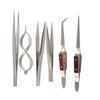 6 шт. / Набор ювелирных изделий, прямой изогнутый самоблокирующийся пинцет, инструмент для изготовления ювелирных изделий