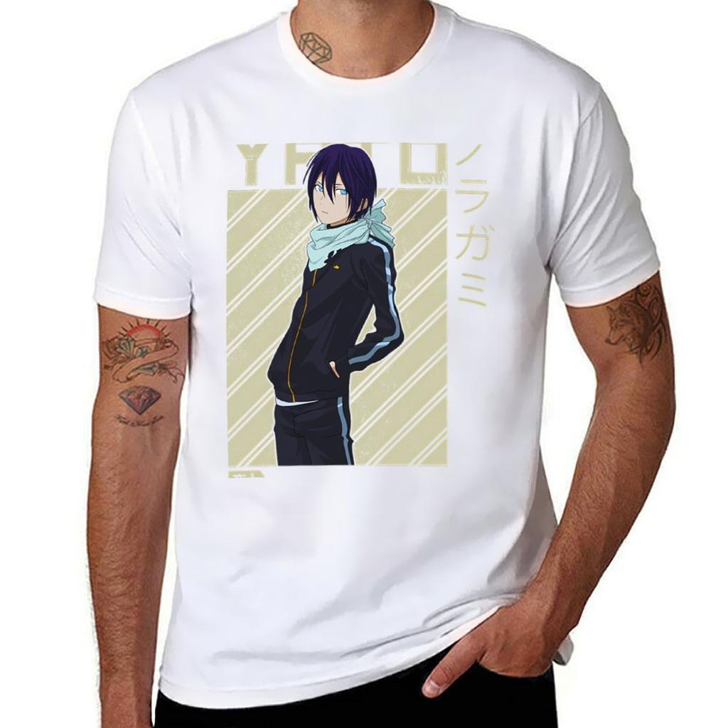 Noragami Ято Отаку 2 Футболка Устойчивая к пятнам Повседневная футболка