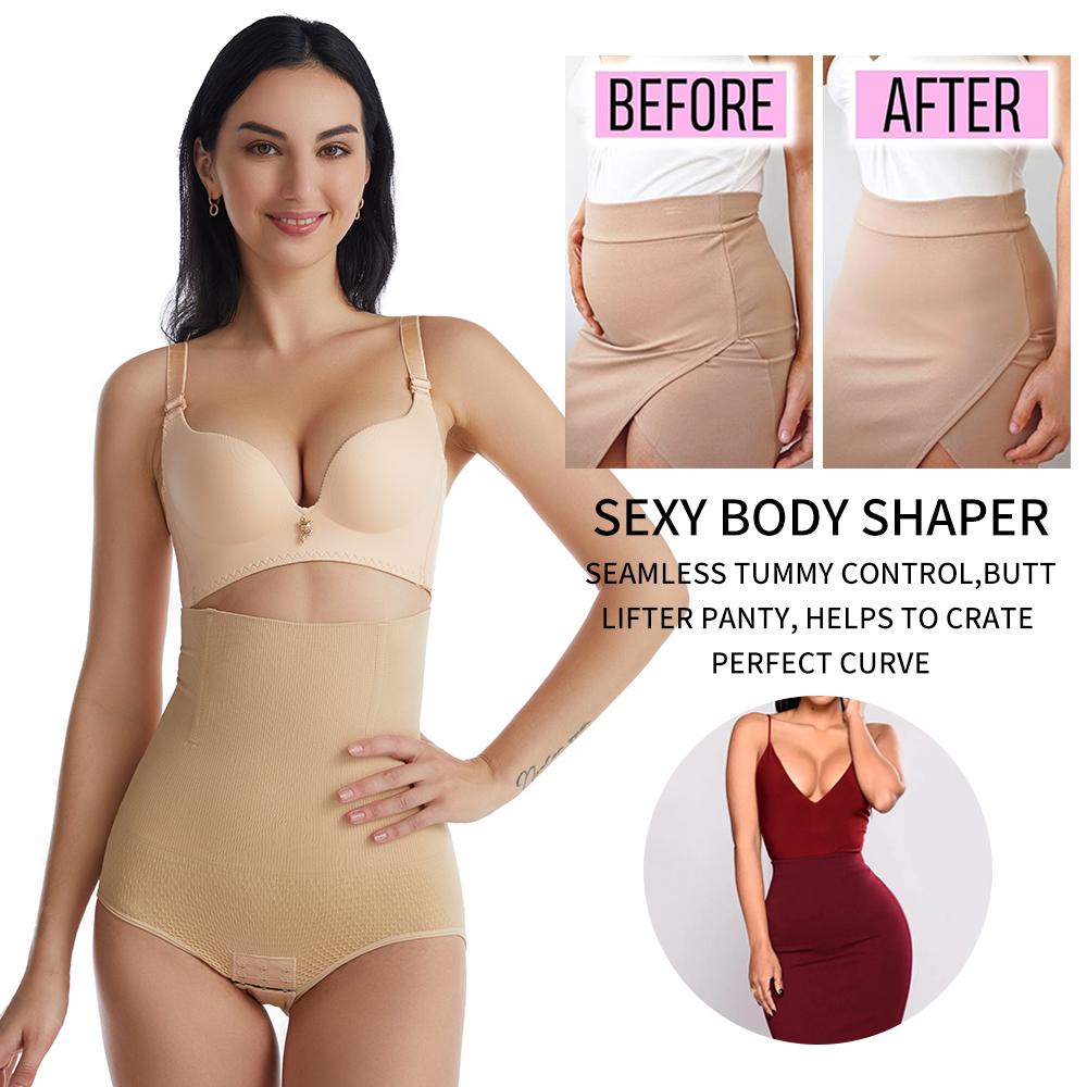 Женское корректирующее белье, трусики с контролем живота, тренажер для талии, формирователь тела, нижнее белье для похудения, компрессионные трусики с высокой талией, корректирующие трусы