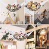 New 2PCS Toy Hammock Net Organizer Corner Stuffed Animals Kids Hanging Storage