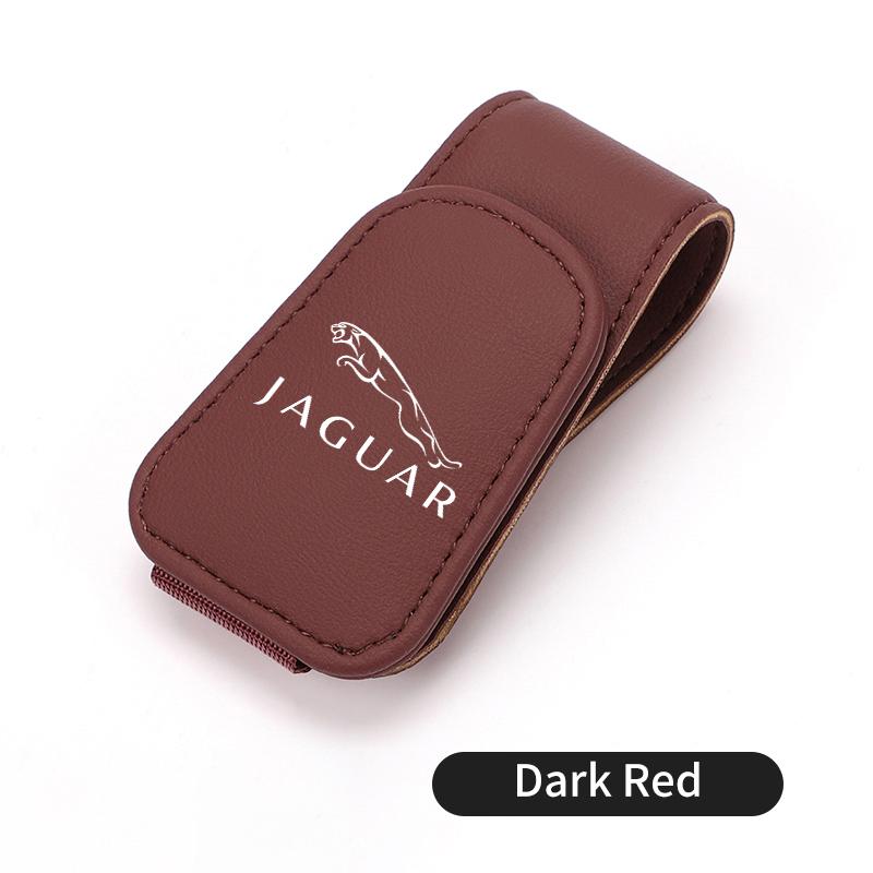 For Jaguar Car Sunglasses Holder Sun Visor Eyeglass Hanger Clip Auto Accessories XF XJ XFR XKR S-Type F-Type X-Type F-Pace NN56
