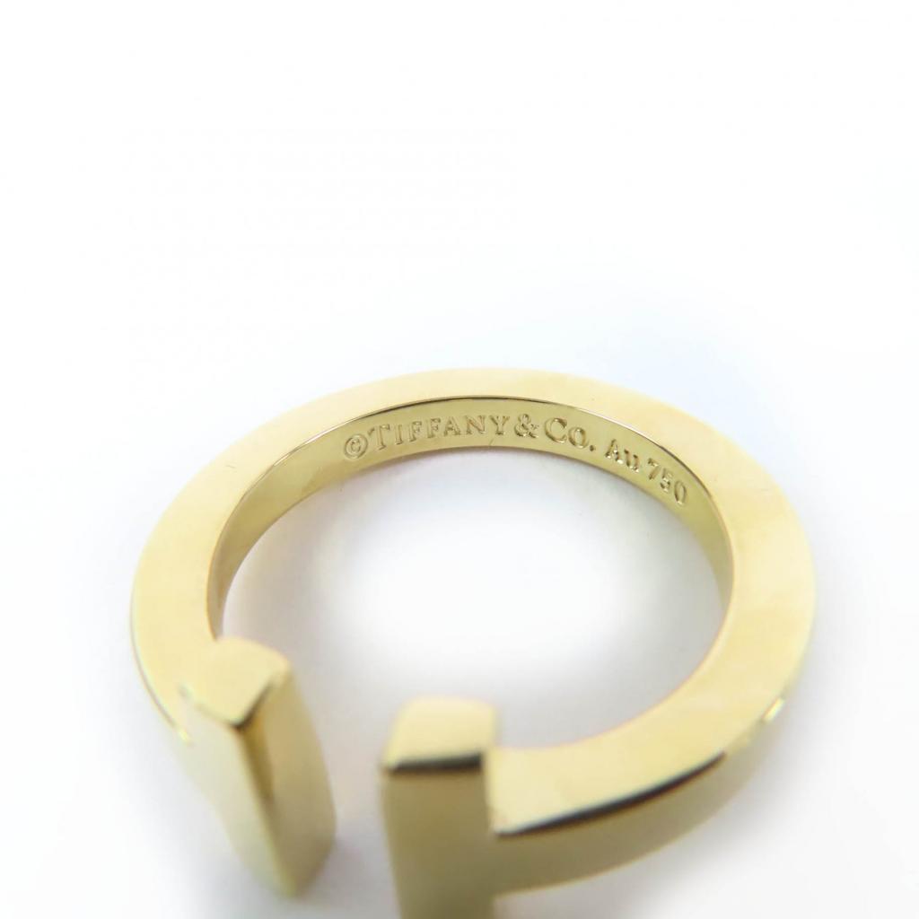 Excellent TIFFANY&Co. Ring Square ring Yellow Gold AU750 Women Used