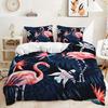 Bed Three-Piece Set Flamingo Series Quilt Cover Digital Printing Kit Two-Piece Set