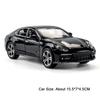 1:32 Миниатюрные Модели Игрушечных Автомобилей Porsche Cayenne Panamera Сплав Литье под Давлением Звук Свет Открывающиеся Двери Оттянуть Назад Украшение Транспортные Средства для Подарков Детям