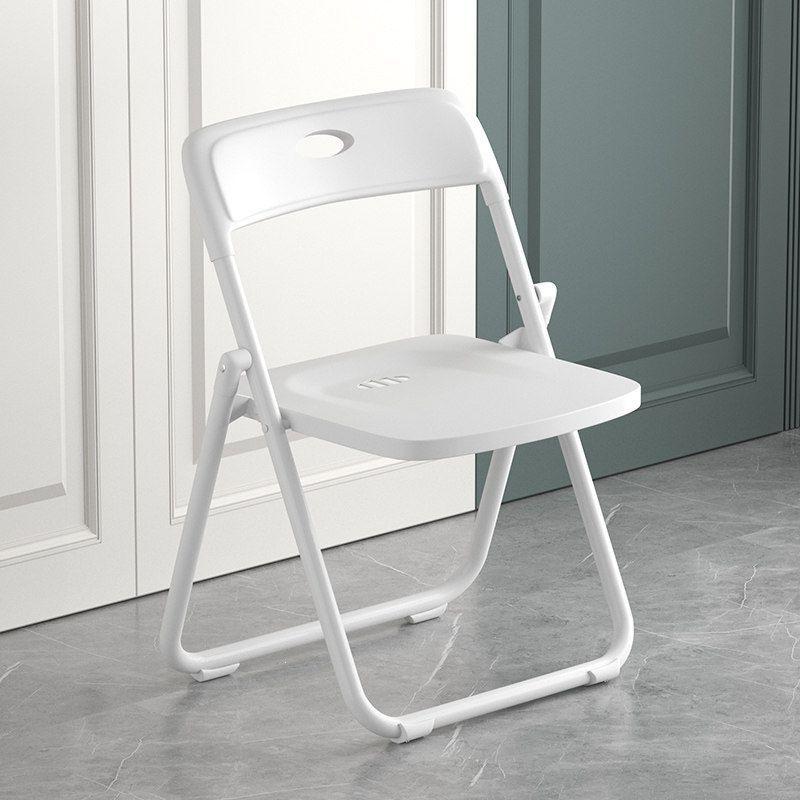 Folding Stool with Backrest - Versatile Chair for Home, Office, Dining, or Training