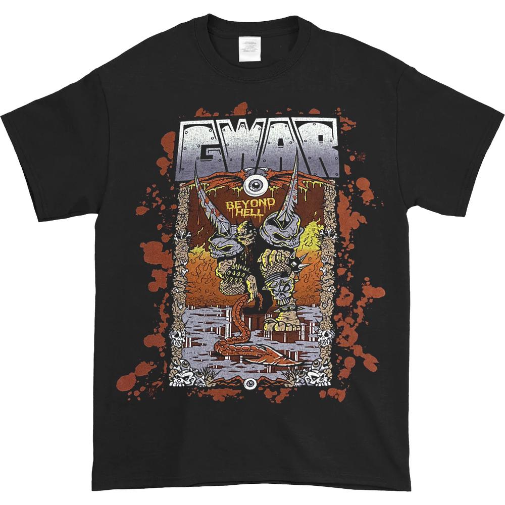 Черная футболка унисекс Gwar Beyond Hell Tour 2008