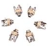 6pcs Mono Input Stereo Output 6.35mm 1/4" Jack Socket for Electric Guitar