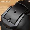 Trendy Casual Pu Leather Jeans Waistband For Men Classic  Punched Belt Durable Versatile Simple High-End Belts Gifts