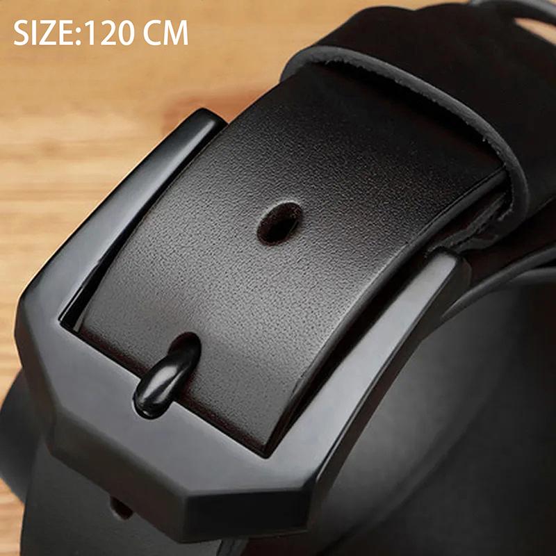 Trendy Casual Pu Leather Jeans Waistband For Men Classic Punched Belt Durable Versatile Simple High-End Belts Gifts