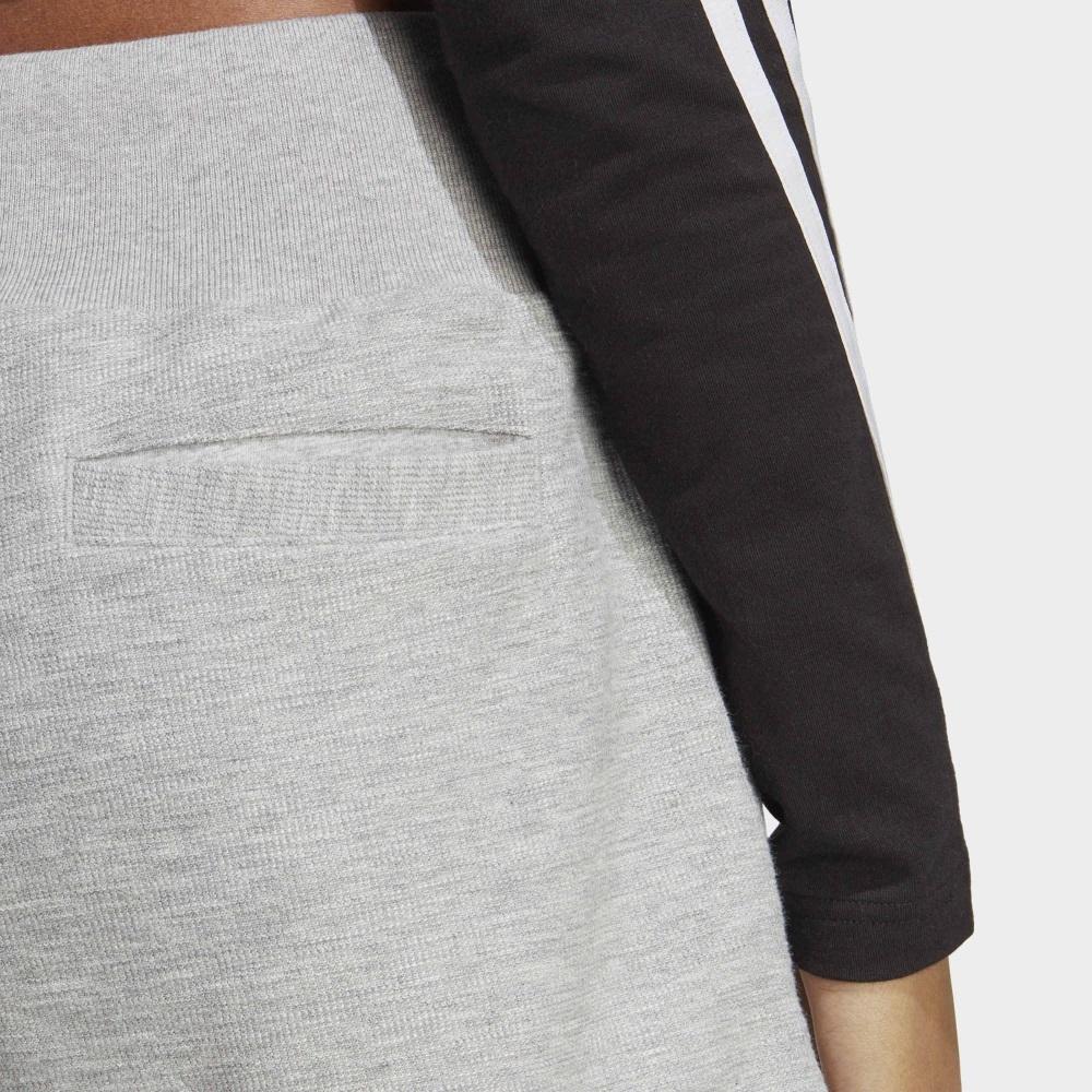 Women's Shorts Adidas Lounge Casual Shorts Women's Gray Moderate