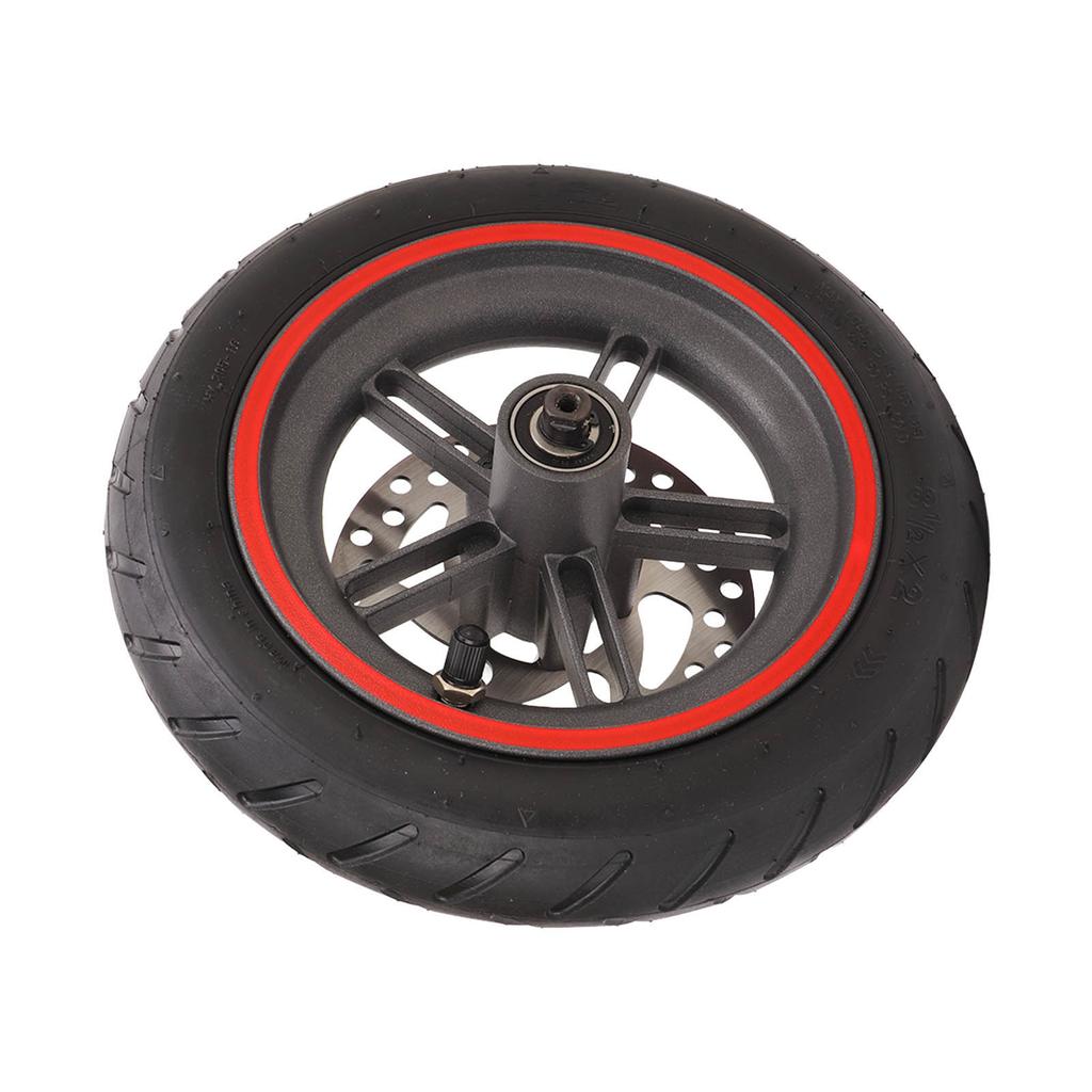 Заднее колесо электросамоката с тормозным диском 120 мм, красная пневматическая шина для Xiaomi PRO PRO2 M3