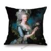 French Madame British Duchess Princess Rococo Oil Painting Art Royal Court Hotel Lobby Wall Decoration Pillow Case Cushion Cover