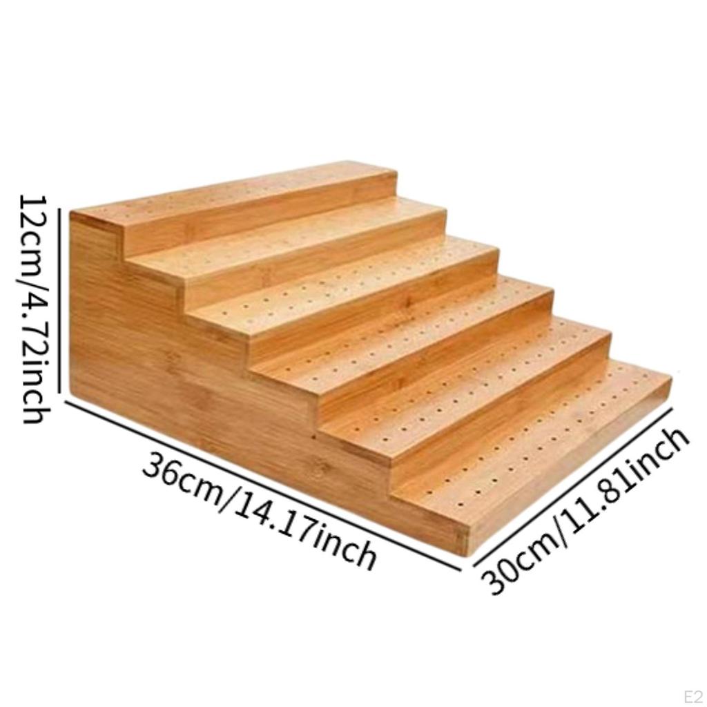 Wood Lollipop Holder Cake Stand Display Riser 6 Layer Sucker Dessert for Window