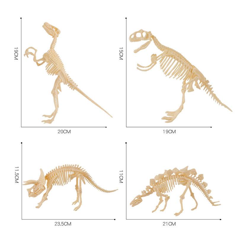 Реалистичная археологическая модель скелета динозавра, набор для самостоятельной сборки, детские игрушки