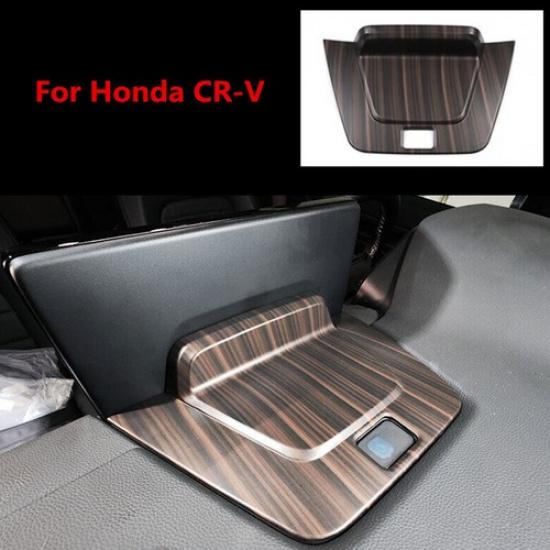 Wood Grain Center Console Navigation Panel Trim For Honda CR-V CRV 2023 2024