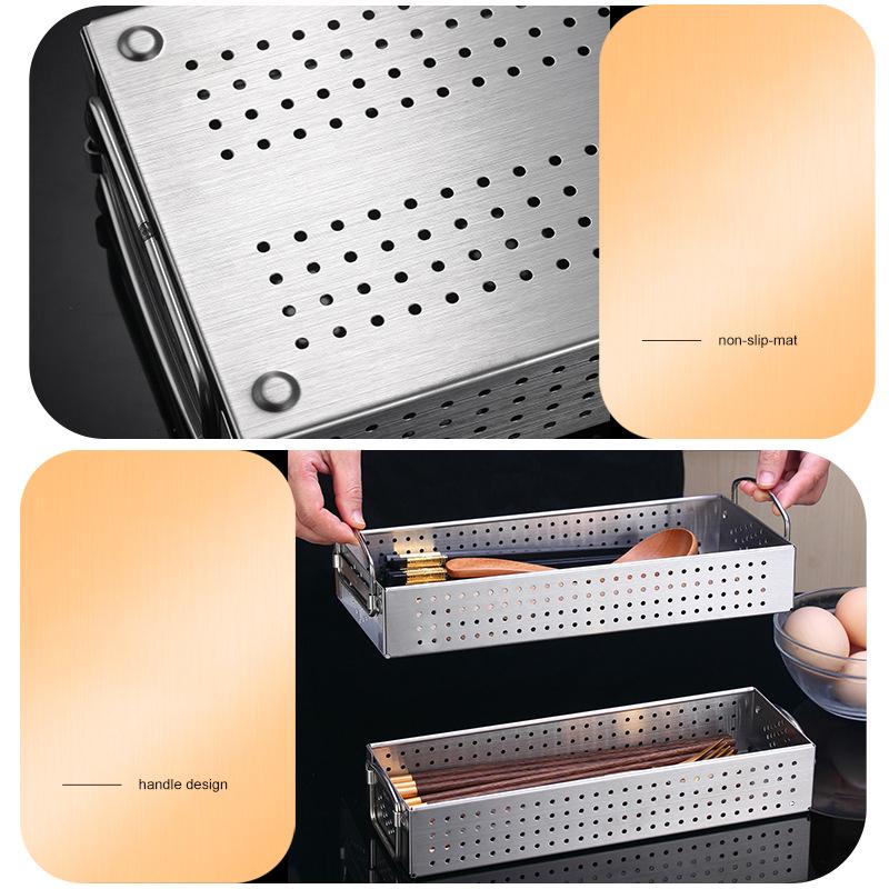 Шкаф для дезинфекции из нержавеющей стали 304 холодильник Домашний ресторан коробка для палочек для еды органайзер для столовых приборов коробка Кухонная полка